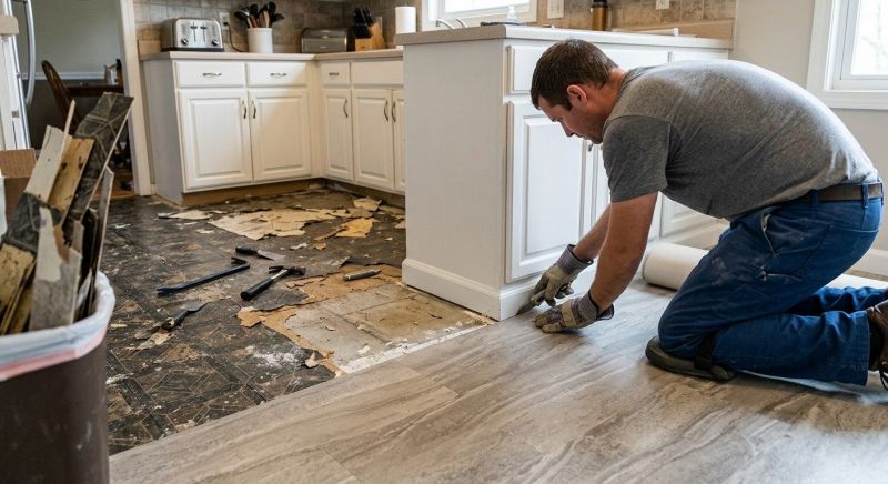 Linoleum Flooring Replacement in Ocean City, MD