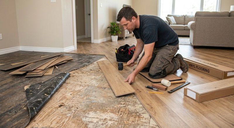 Linoleum Flooring Replacement in Ocean City, MD