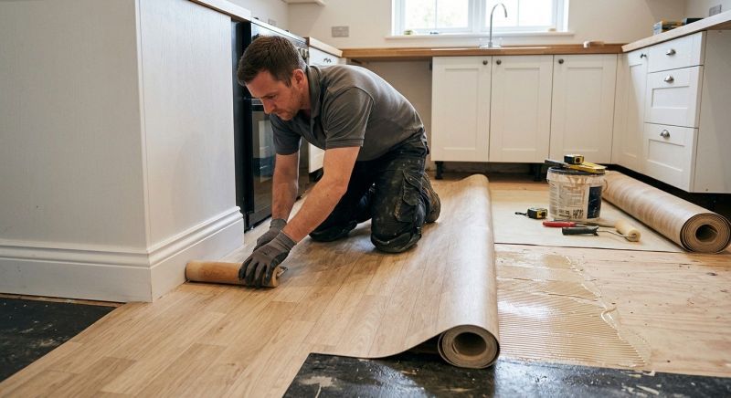Sheet Linoleum Installation in Millsboro, DE