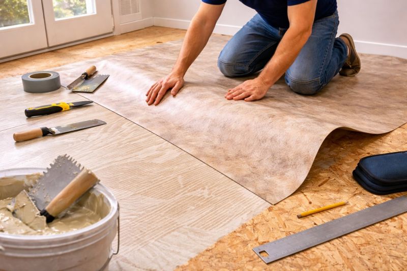 Sheet Vinyl Installation in Ocean City, MD